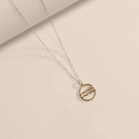 Miss L' by L'azurde Aquarius Gold Women's Necklace
