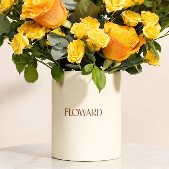 Golden Moments Flower Box