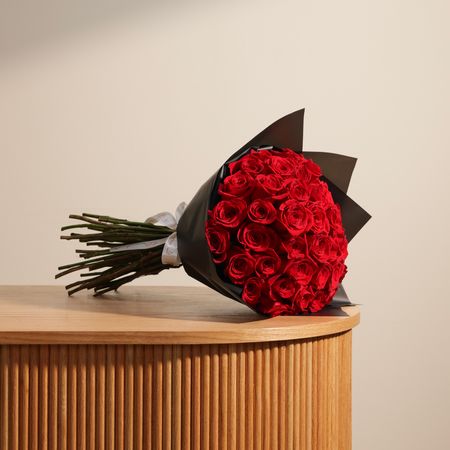 Stunning Red Roses Bouquet | 50 Roses