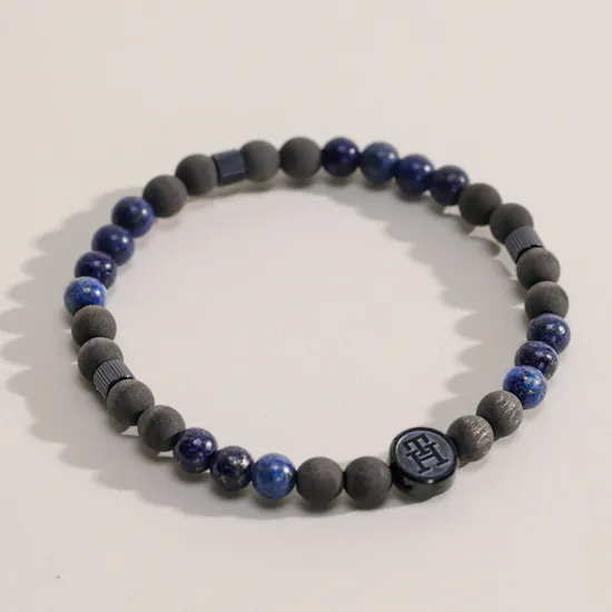 Tommy Hilfiger Carbon Beaded Men's Wristband