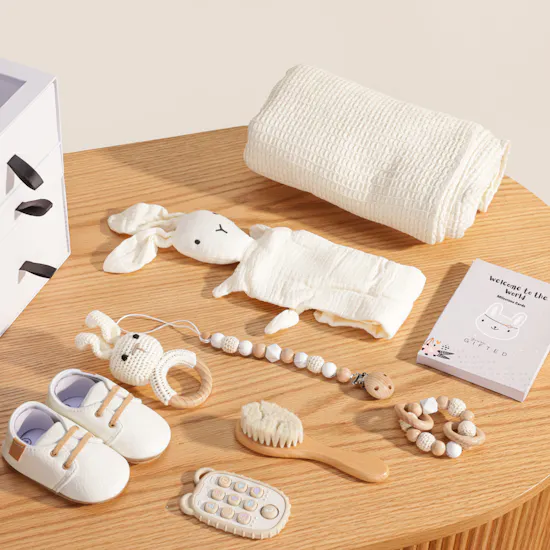 Gifted White Baby Drawers Giftset