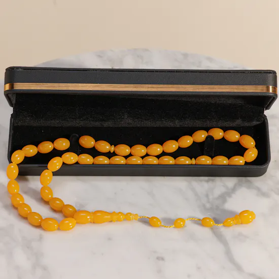 Floward Mestika Misbaha with Tamlika and Olive Beads