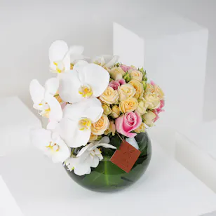 Peach Sunset | Glass Vase Peach Sunset | Glass Vase