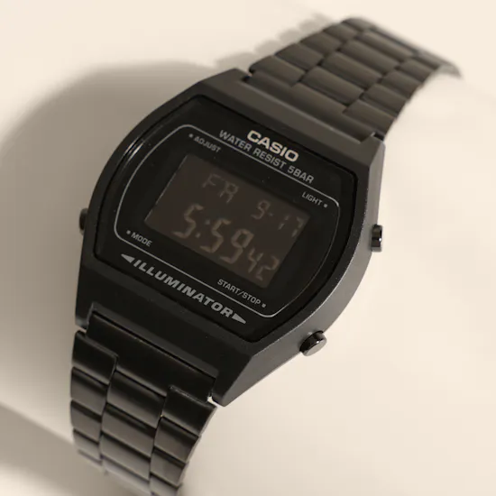 Casio Vintage Edgy Digital Black Men's Watch