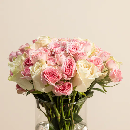 Majestic Beauty Roses Vase