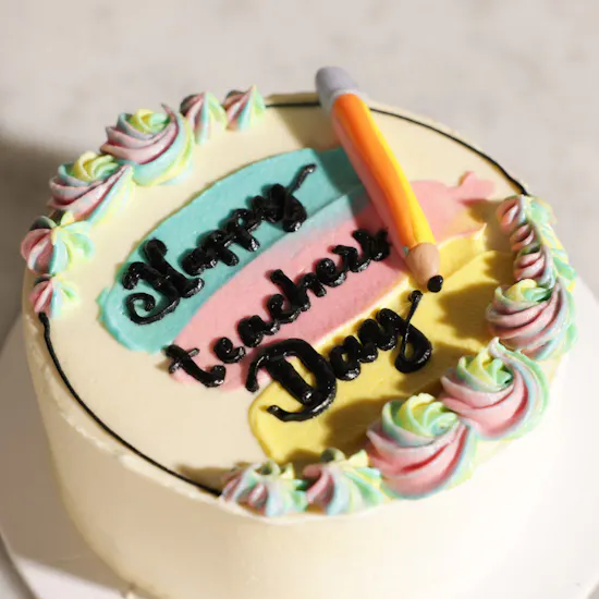 Floward Happy Teacher's Day Chocolate Nutella Cake