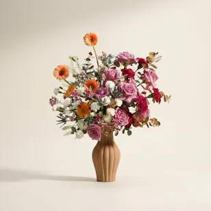 Soft Radiance Flower Vase