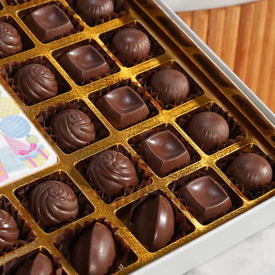 Lilac Happy Birthday Chocolates Box