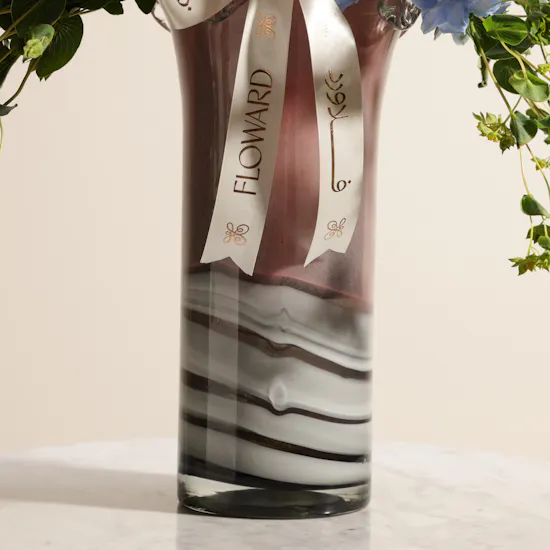 Lush Colorwave Flowers Vase
