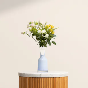 Sunset Serenade Baby Roses Vase Sunset Serenade Baby Roses Vase