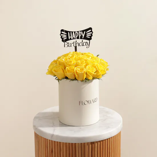 Whispering Birthday Rose Box