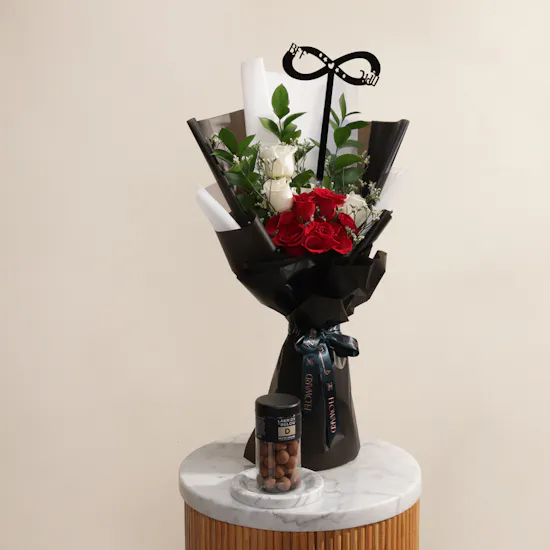 Lakrids by Bülow D Salt and Caramel Chocolate Coated Liquorice | Kindred Flower Bouquet