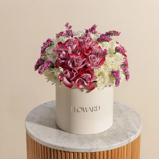 Happy Birthday Heartfelt Flowers Box