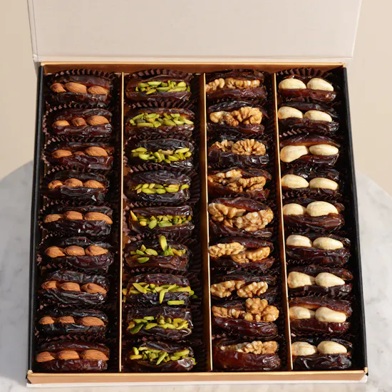 Sinwan Assorted Stuffed Medjool Dates Box