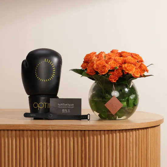 Optimo Membership for 12 months & Original Gloves | Flowers