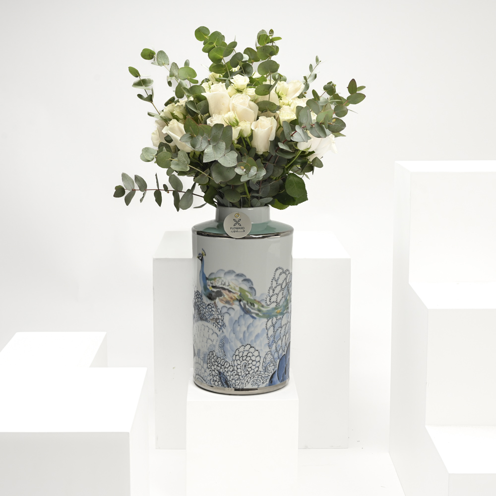 رواية من الخيال | مزهرية سيراميك