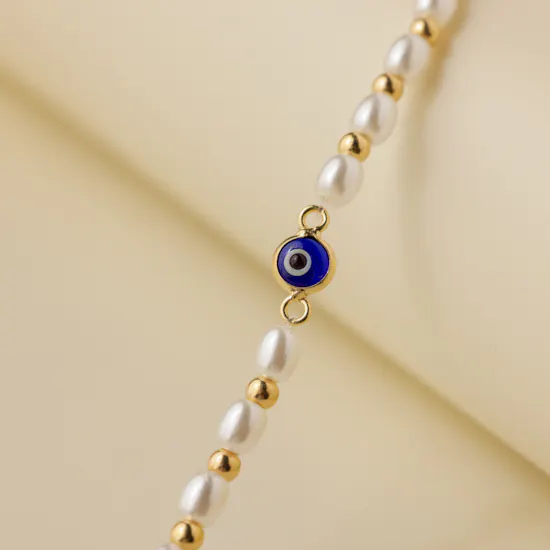 Zia Ring and Bracelet Evil Eye Set | Garden Flower Vase
