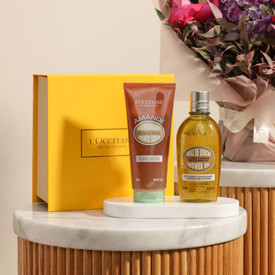 L'Occitane Women's Gift Set | Love and Care's Touch Flowers Bouquet