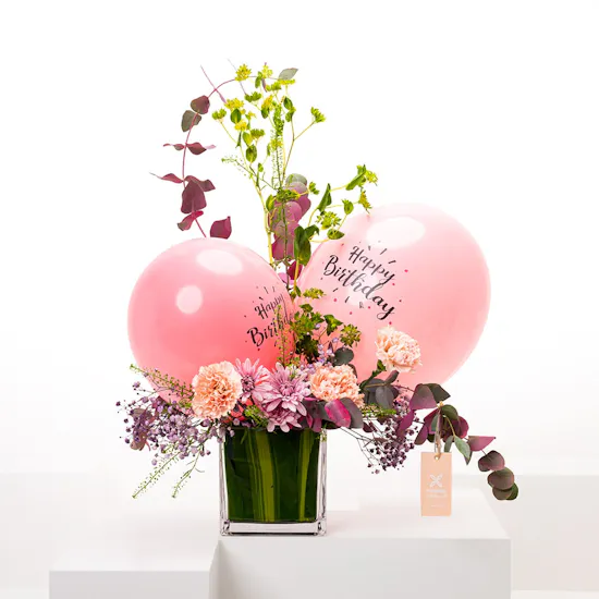 Happy Birthday Wishes Vase