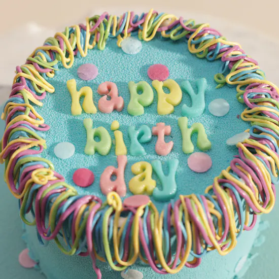 Sweet Atelier Rainbow Birthday Cake