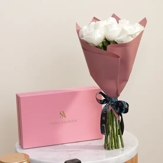 Swiss Arabian Pink Set | Delicate Flowers