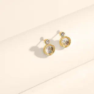 Aigner Fina Gold Plated Women's Earrings